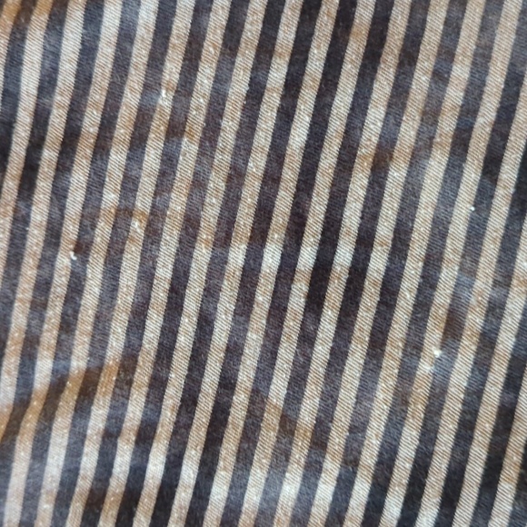 Prana Zoe Long Raglan Sleeve Scoop Neck Top. Stripes/Cloud Trim. Sz L. - Picture 6 of 11